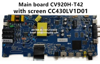 Nuevo original LE43C51 placa base CV920H-T42 con pantalla CC430LV1D01