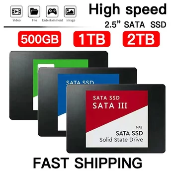 Rápido SSD SATA de 2,5 Pulgadas de Alta Velocidad SSD de 480 GB 500 gb de HD de 1 tb SSD Interno de 2 tb Unidad de Estado Sólido Para el ordenador Portátil SSD Portátil