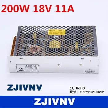 LED fuente de alimentación conmutada de 18V 200W potencia de conmutación transformador de alimentación de 110 vca-220VAC 18VDC de energía de la pantalla aprobado por CE Marca OEM