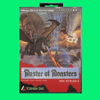 Maestro de los Monstruos 16bit MD Tarjeta de Juego Para MegaDrive De SEGA Genesis Consolas