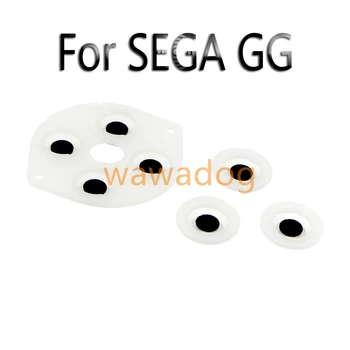 1set Colorida del Silicón de Goma Conductiva teclas de control Botón para Sega Game Gear GG Controlador