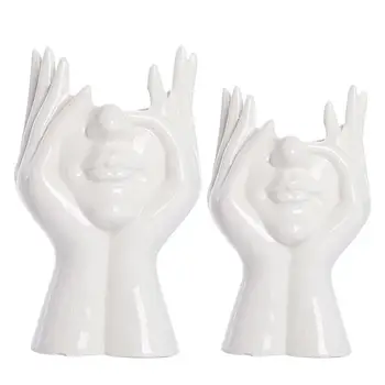 La cerámica Cuerpo de la Mujer Florero Moderno Minimalismo Nórdico Estilo de la Cara Ollas Busto de la Cabeza en Forma de Regalos de Cumpleaños Hogar Decoración de la Oficina