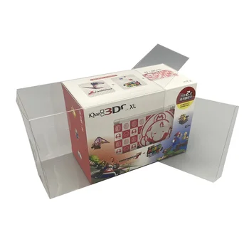 Caja transparente Protector Para Nintendo IQUE 3DS/3DSLL Recoger Cajas de TEP de Almacenamiento Shell de Juego Claras Caso de la Pantalla