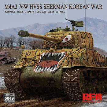[Ryefield Modelo] RFM RM-5049 1/35 M4A3 76W HVSS Sherman Tanque Medio (Guerra de corea)