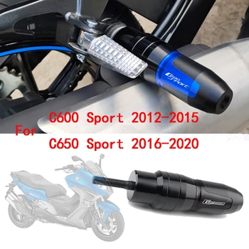 Para BMW C600 Sport 2012-2015 C650 Deporte 2016-2020 Motocicleta de Aluminio de los Accesorios de la Caída de Protección de Escape Crash-Pad Slider