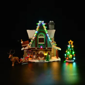 EASYLITE LED Light Set Para 10275 Elfo de la Casa Club del Regalo de la Navidad de Bloques de Construcción de Juguetes Para Niños de Kids Kit de Iluminación de Ningún Modelo