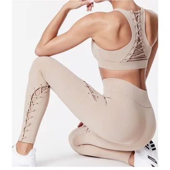 2023 Sujetador Deportivo para Mujer Gimnasio Fitness Ejecución de Yoga Sujetador de Malla de Costura de la Correa de Diseño a prueba de Golpes de Yoga Bra Brasieres Para Mujer