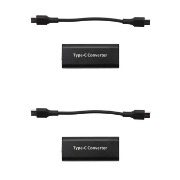 JFBL Caliente 4X USB C Para adelgazar Adaptador de Punta Cuadrada 45W Convertir Cargador De Tipo C Para Lenovo Thinkpad, Samsung S8/S9/Nota, Superficie