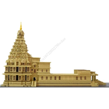 4543PCS MOC Brihadeeswara templo Modelo de Arquitectura de Bloques de Construcción la Tecnología de Ladrillos de BRICOLAJE Creativo de la Asamblea de los Niños Juguetes Regalos