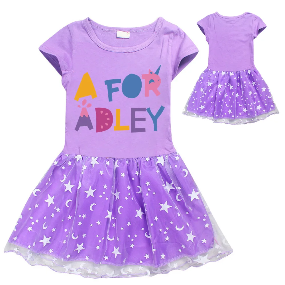 Nueva 3D vestidos de Diferentes estilos de los vestidos para Adley Niñas Ropa de Verano vestido de bebé niña clothse vestido de los niños para las niñas - 3