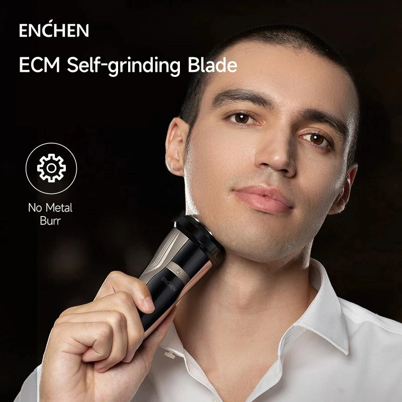 ENCHEN BlackStone 5s máquina de afeitar Eléctrica de Afeitar Para los Hombres IPX7 Impermeable Recargable de Afeitado de la Barba de la Máquina Inteligente de Control de Bloqueo de Viaje - 3