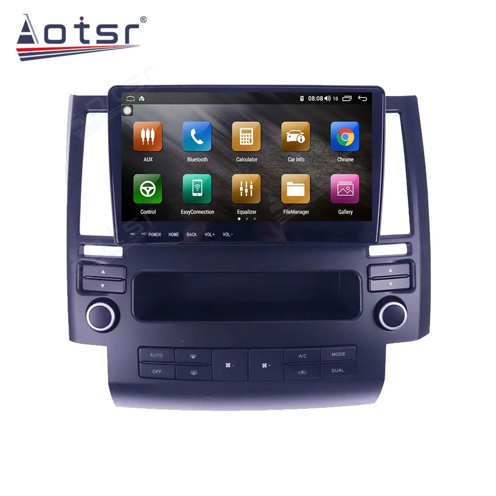 La Radio del coche Android 12 De Infiniti FX FX35 FX45 FX37 2003 2004 2005 2006 Navegador GPS Multimedia Reproductor de Vídeo Auto Estéreo de la Unidad de - 3
