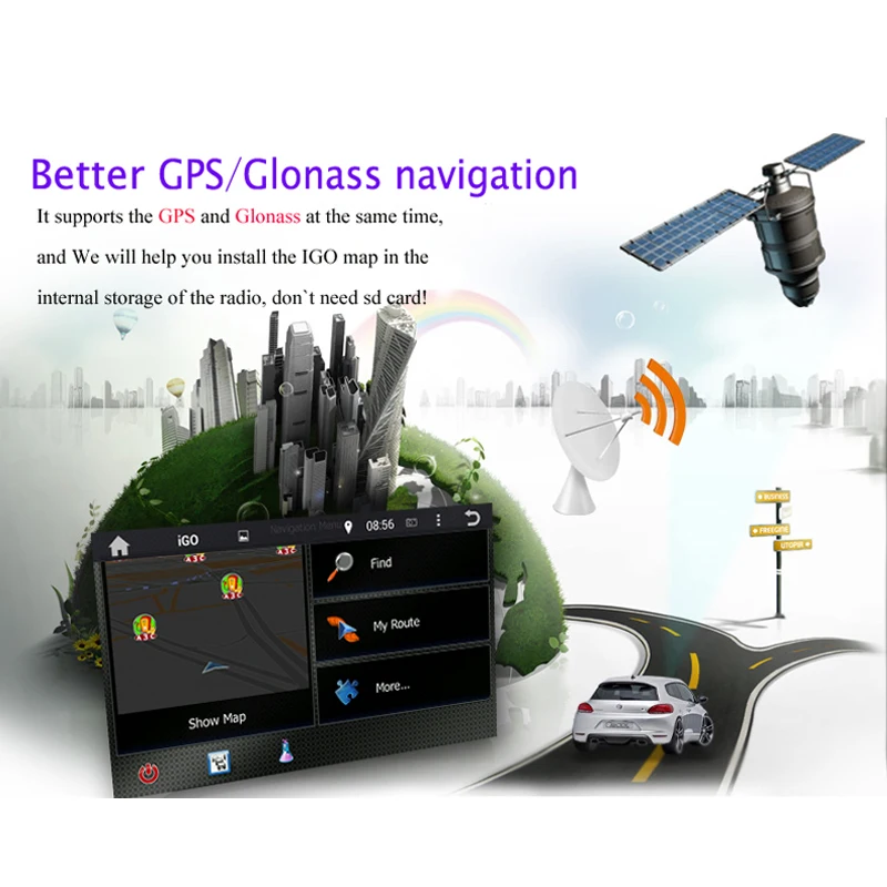 DSP IPS Android 10.0 de 4 gb +64GB + 8 núcleos de DVD del Coche Reproductor Multimedia GPS mapa de RDS de la Radio de Wifi Bluetooth 4.2 para Kia SORENTO 2015 2016 - 4