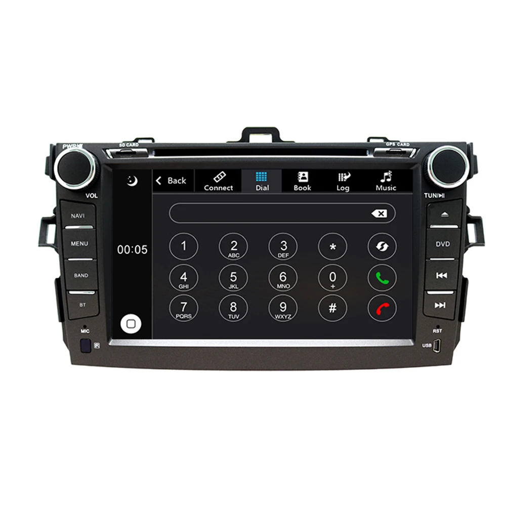 2 Din Para el Toyota COROLLA 2007 - 2013 Android 12 Radio de Coche Multimedia de Audio DSP Jugador de Navegación GPS del DVD Estéreo de Carplay Jefe de la Unidad de - 4
