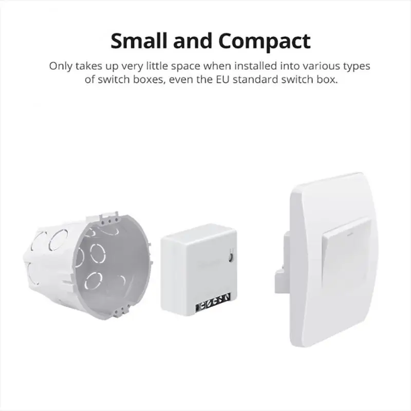 SONOFF WiFi, Zigbee Mini DIY Smart Switch ZBMINI / MINIR2 / MINIR3 / DUALR3 / DUALR3 Lite Interruptores Trabaja Con Alexa principal de Google - 4
