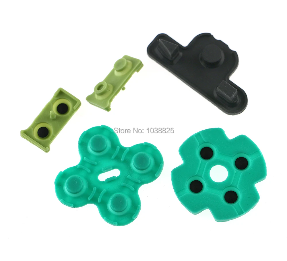 100sets/lote verde de goma Conductiva de la goma de silicona para Playstation 3 ps3 controlador - 4