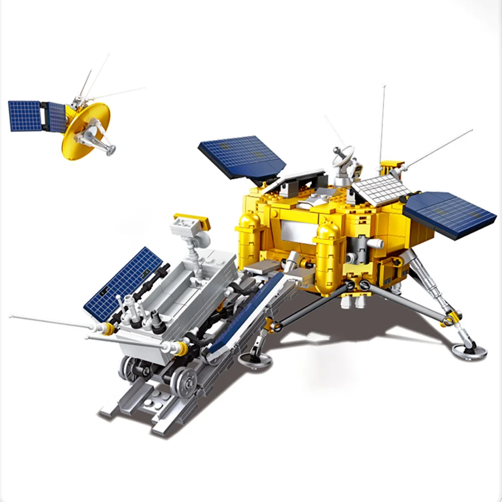 Jiestar 59012 Moc Ideas de Espacio de la Serie Sueño de Estrellas, Luna de Exploración Lunar Conjunto de Ladrillo Modelo de Bloques de Construcción de los Niños los Regalos de Juguetes 735pcs - 4