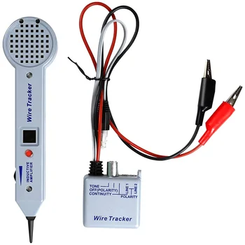 Generador de tonos Kit de Cable de Trazador Probador de Circuito 200EP de Alta Precisión Cable de Tóner Detector Finder Probador Inductivo Amplificador