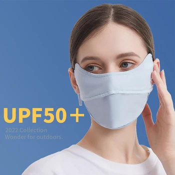 1pc UPF50+ Nueva Hielo de Seda Máscara Parasol de Protección de los Ojos protección solar Máscara de Verano de Protección UV Máscara de Caballo Parasol de la Máscara de la Mujer Máscaras