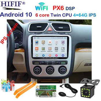 Coche Android 10.0 radio 2 Din GPS multimedia para Volkswagen Skoda Octavia golf 5 6 passat passat B6 polo tiguan yeti rápido Bora