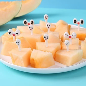 Cute dibujos animados de Animales de la Fruta de la Comida Palillos de dientes 20/16Pcs Divertido Bento Picks para Niños Niño pequeño Almuerzo Bento Cuadro de Selecciones