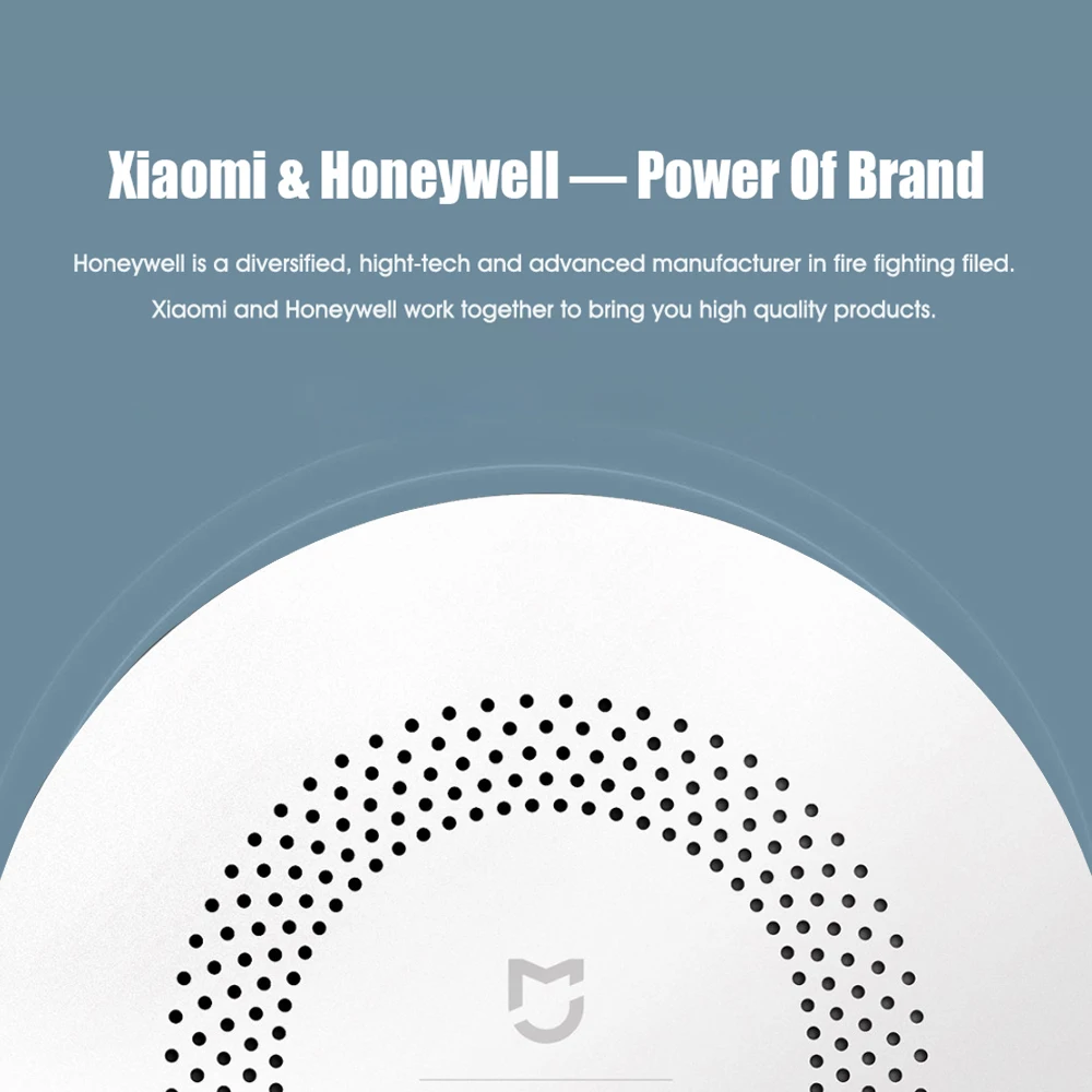 Xiaomi Honeywell Alarma de Gas Detector Inteligente de Alarma de Humo Alerta de MIUI Remoto de Alarma Bluetooth Integrada en la Puerta de enlace de CH4 Inteligente Detector de - 5