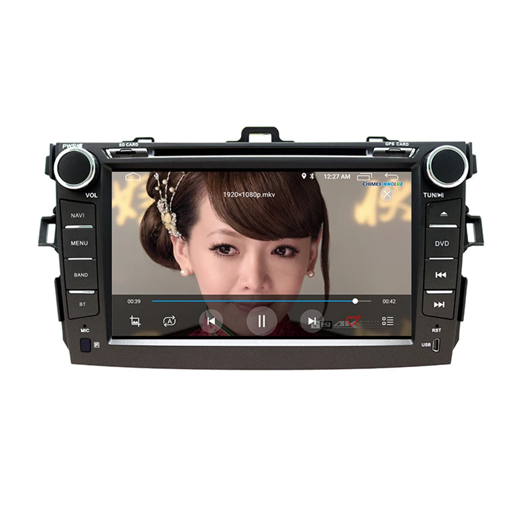 2 Din Para el Toyota COROLLA 2007 - 2013 Android 12 Radio de Coche Multimedia de Audio DSP Jugador de Navegación GPS del DVD Estéreo de Carplay Jefe de la Unidad de - 5