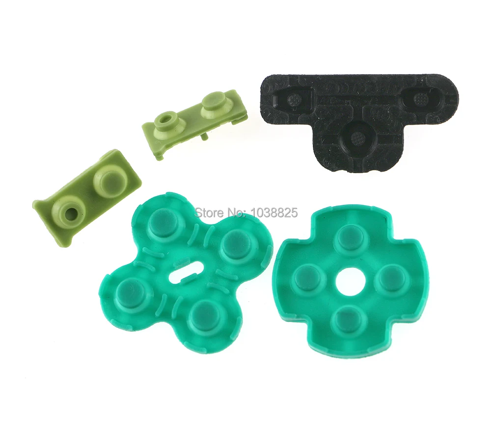 100sets/lote verde de goma Conductiva de la goma de silicona para Playstation 3 ps3 controlador - 5