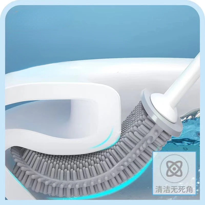 Xiaomi Mijia de Silicona Cepillo para WC Accesorios de Desague del Inodoro Cepillo de Pared de Herramientas de Limpieza de Accesorios de Baño - 5