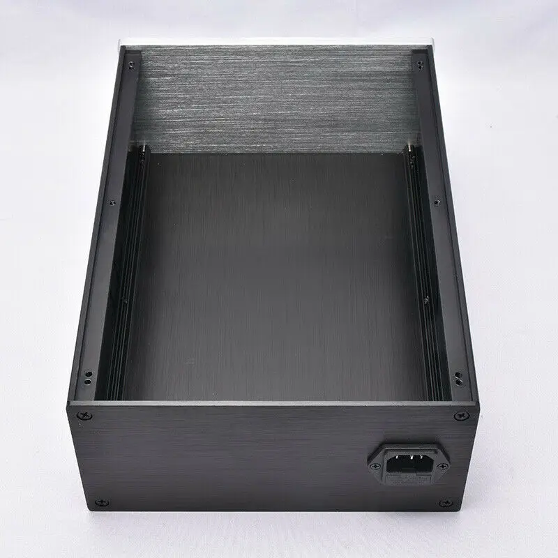 GZLOZONE Completo de la Carcasa de Aluminio del Caso del Amplificador de Potencia Chasis de la fuente de alimentación de la Caja de 220*100*311mm L14-34 - 5