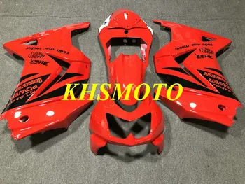Inyección Kit de Carenado para KAWASAKI Ninja ZX250R 08 09 10 11 12 ZX 250R EX250 2008 2012 ABS Rojo Carenados set+regalos KP103