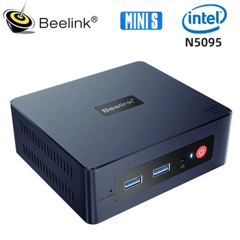 Beelink Mini S Win11 Intel 11 Gen N5095 Mini PC DDR4 de 8 gb y 128 GB de SSD de Escritorio Equipo de Juego VS U59 GK Mini GK3V J4125
