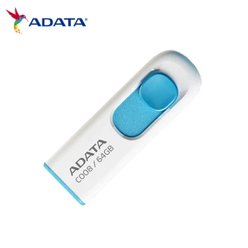 ADATA C008 Unidad Flash USB de 16GB 32GB 64 GB de Alta Velocidad Pendrive USB 2.0 Flash Drive de Memoria Stick de Memoria