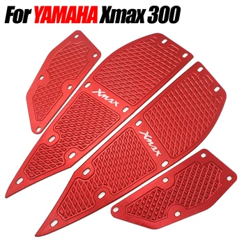 Para Yamaha Xmax 300 reposapiés Placas X Max 300 Reposapiés Paso Almohadillas Xmax 300 para Yamaha Motocicleta del Cnc Accesorios