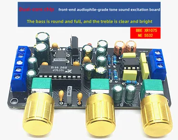 XR1075 tono de la junta de BBE fiebre de grado de op amp pre-etapa de sonido efecto de embellecimiento del excitador de potencia amplificador de pre-sintonización de la junta de HIF