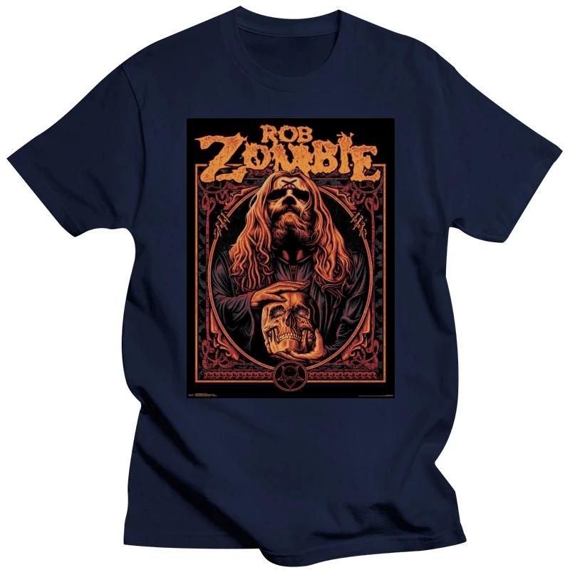 Rob Zombie Brujo Rob Zombie Camiseta Nueva 100% Auténtico Y Oficial Raras De Manga Corta De La Moda De Verano De Impresión Casual 011792 - 2