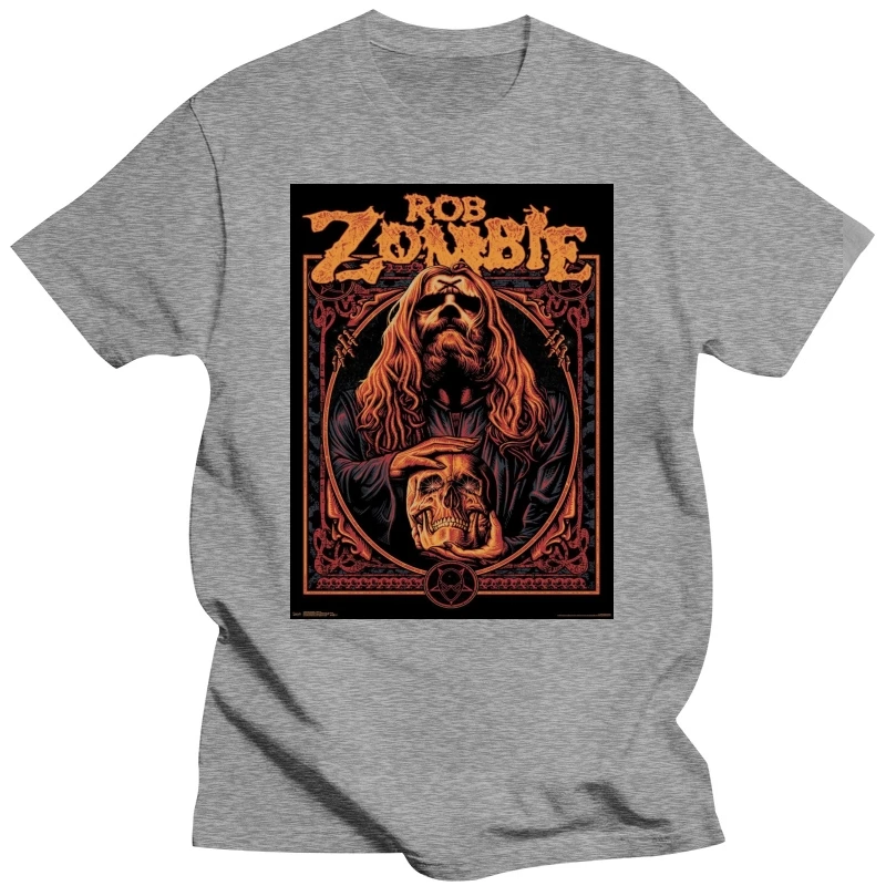 Rob Zombie Brujo Rob Zombie Camiseta Nueva 100% Auténtico Y Oficial Raras De Manga Corta De La Moda De Verano De Impresión Casual 011792 - 3