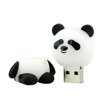 Bonito Panda Unidades Flash USB de 128 gb 64 GB 32 GB Pen Drive de Memoria Flash USB de 16 gb 8 GB 4 GB de Alta Velocidad Pendrive lindo regalo