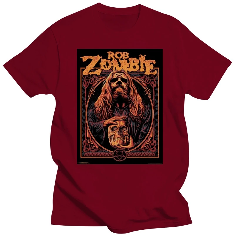 Rob Zombie Brujo Rob Zombie Camiseta Nueva 100% Auténtico Y Oficial Raras De Manga Corta De La Moda De Verano De Impresión Casual 011792 - 5